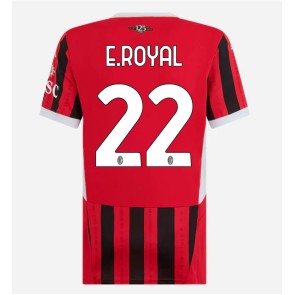 AC Milan Emerson Royal #22 Dámské Domácí Dres 2024-25 Krátký Rukáv